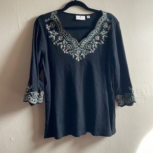 Embroidered Top